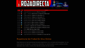 What Rojadirectatvlive.es website looked like in 2023 (This year)