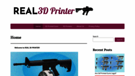 What Real3dprinter.com website looked like in 2023 (This year)