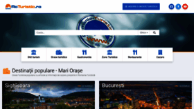 What Roturistic.ro website looked like in 2023 (This year)