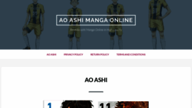 What Read-aoashi.com website looked like in 2023 (This year)