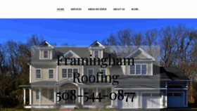 What Roofingframinghamma.com website looked like in 2023 (This year)