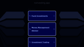 What Roinvesting.app website looked like in 2023 (This year)