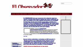 What Revistaelobservador.com website looked like in 2023 (This year)