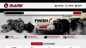 What Rareelectrical.com website looked like in 2023 (This year)