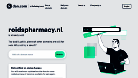 What Roidspharmacy.nl website looked like in 2023 (This year)