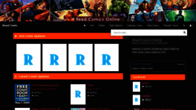 What Readcomic.me website looked like in 2023 (This year)