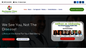 What Rochesterclinic.com website looked like in 2023 (This year)
