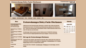 What Ruhrgebietferienwohnung.de website looked like in 2023 (This year)
