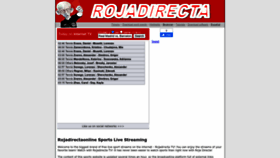What Rojadirectaa.org website looked like in 2023 (This year)