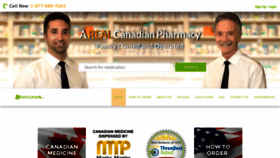 What Rxcanada4less.com website looked like in 2023 (This year)