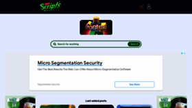 What Rbxscript.com website looked like in 2023 (This year)