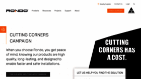 What Rondo.com.au website looked like in 2023 (This year)