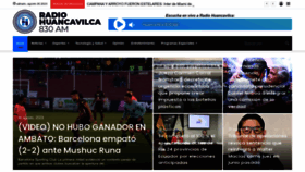 What Radiohuancavilca.com.ec website looked like in 2023 (This year)