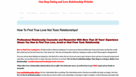 What Relationshipadviceforsuccess.com website looked like in 2023 (This year)