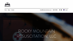 What Rockymountainresuscitation.com website looked like in 2023 (This year)