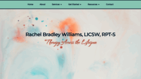 What Rachelbradleywilliams.com website looked like in 2023 (This year)