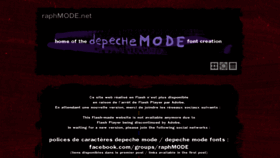 What Raphmode.net website looked like in 2023 (2 years ago)