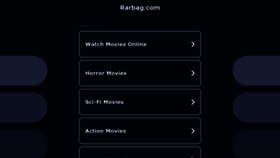 What Rarbag.com website looked like in 2023 (This year)