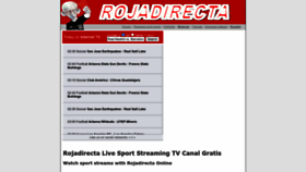 What Rojadirectas.org website looked like in 2023 (This year)