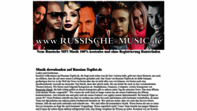 What Russische-music.de website looked like in 2023 (This year)