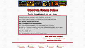 What Randomfunnyjokes.com website looked like in 2023 (This year)