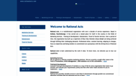 What Rationalacts.com website looked like in 2023 (This year)