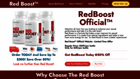 What Redboost-official.us website looked like in 2023 (This year)
