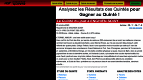What Resultat-quinte.fr website looked like in 2023 (This year)