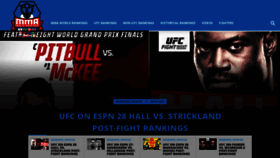 What Rankingmma.com website looked like in 2023 (This year)