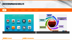 What Rongch.top website looked like in 2023 (This year)