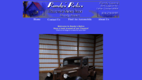 What Randys-relics.com website looked like in 2023 (This year)