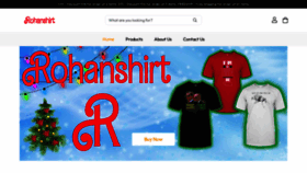 What Rohanshirt.com website looked like in 2023 (This year)