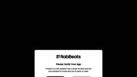 What Rabbeatsvape.com website looked like in 2023 (This year)