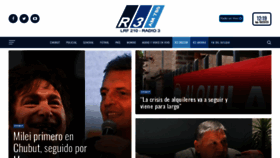 What Radio3cadenapatagonia.com.ar website looked like in 2023 (1 year ago)