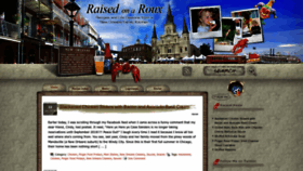 What Raisedonaroux.com website looked like in 2023 (This year)