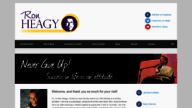What Ronheagy.com website looked like in 2023 (This year)