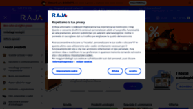 What Rajapack.it website looked like in 2023 (This year)