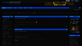 What Rune-server.ee website looked like in 2023 (This year)