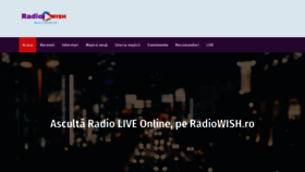 What Radiowish.ro website looked like in 2023 (This year)