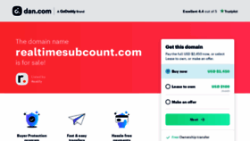What Realtimesubcount.com website looked like in 2023 (This year)
