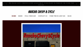 What Ranchomotorcycle.com website looked like in 2023 (This year)