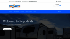 What Repodeals.ca website looked like in 2023 (This year)