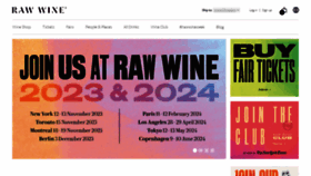 What Rawwine.com website looked like in 2023 (This year)