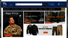 What Ropa-militar.com website looked like in 2023 (This year)