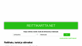 What Reittikartta.net website looked like in 2023 (This year)