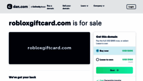 What Robloxgiftcard.com website looked like in 2023 (This year)