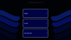 What Reloadersnest.com website looked like in 2023 (This year)