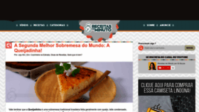 What Receitasdeminuto.com website looked like in 2023 (This year)