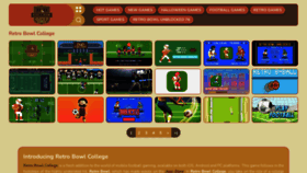 What Retrobowlcollege.io website looked like in 2023 (This year)