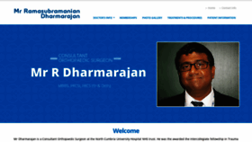 What Ramdharmarajan.co.uk website looked like in 2023 (This year)